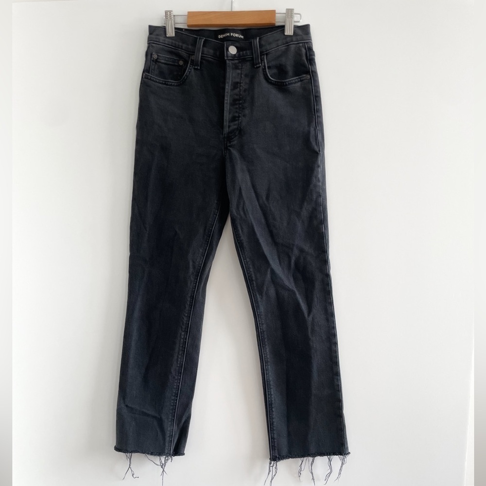 Denim Forum The Arlo High Rise Straight (25)